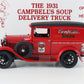 1931 Campbells Soup Delivery Truck Red & Black Danbury Mint 1:24 Model Car
