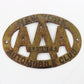 AAA Automobile Club New York State Metal Car Emblem Badge