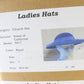 Sonni Of California Ladies Royal Blue Wool Felt Hat W/ Ribbon 6 7/8 55cm