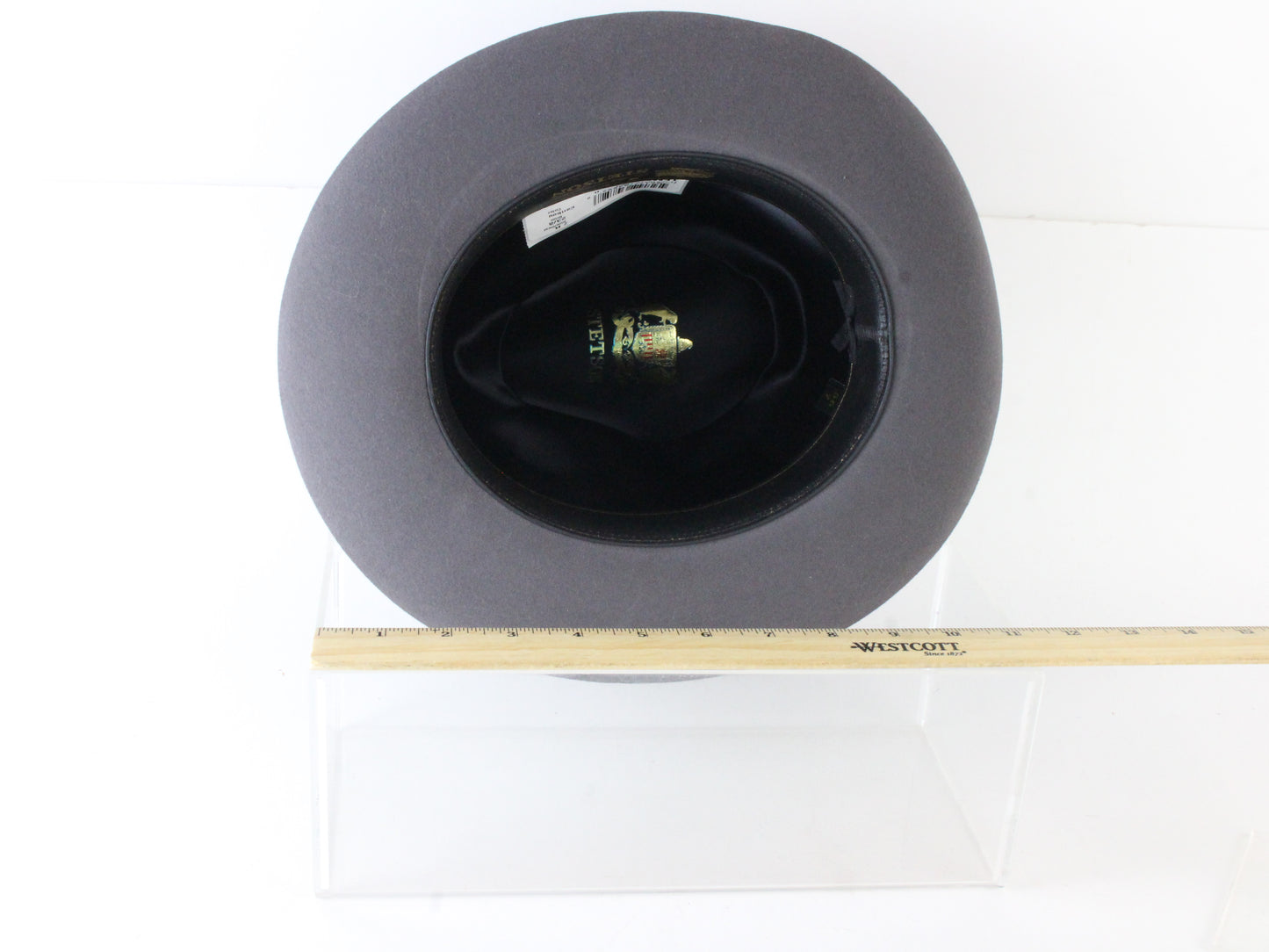 Stetson the Sovereign Mens Gray Felt Fedora W/ Stetson Pin MULTIPLE SIZES