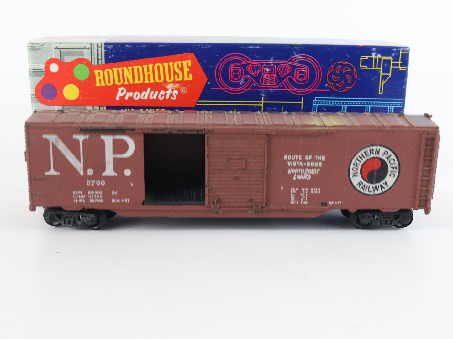 Northern Pacific NP 6790 Double Door Boxcar Athearn HO Model Train