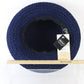 Premier New York Finesse Creations Ladies Navy Blue Felt Hat W/ Bow 7 56cm