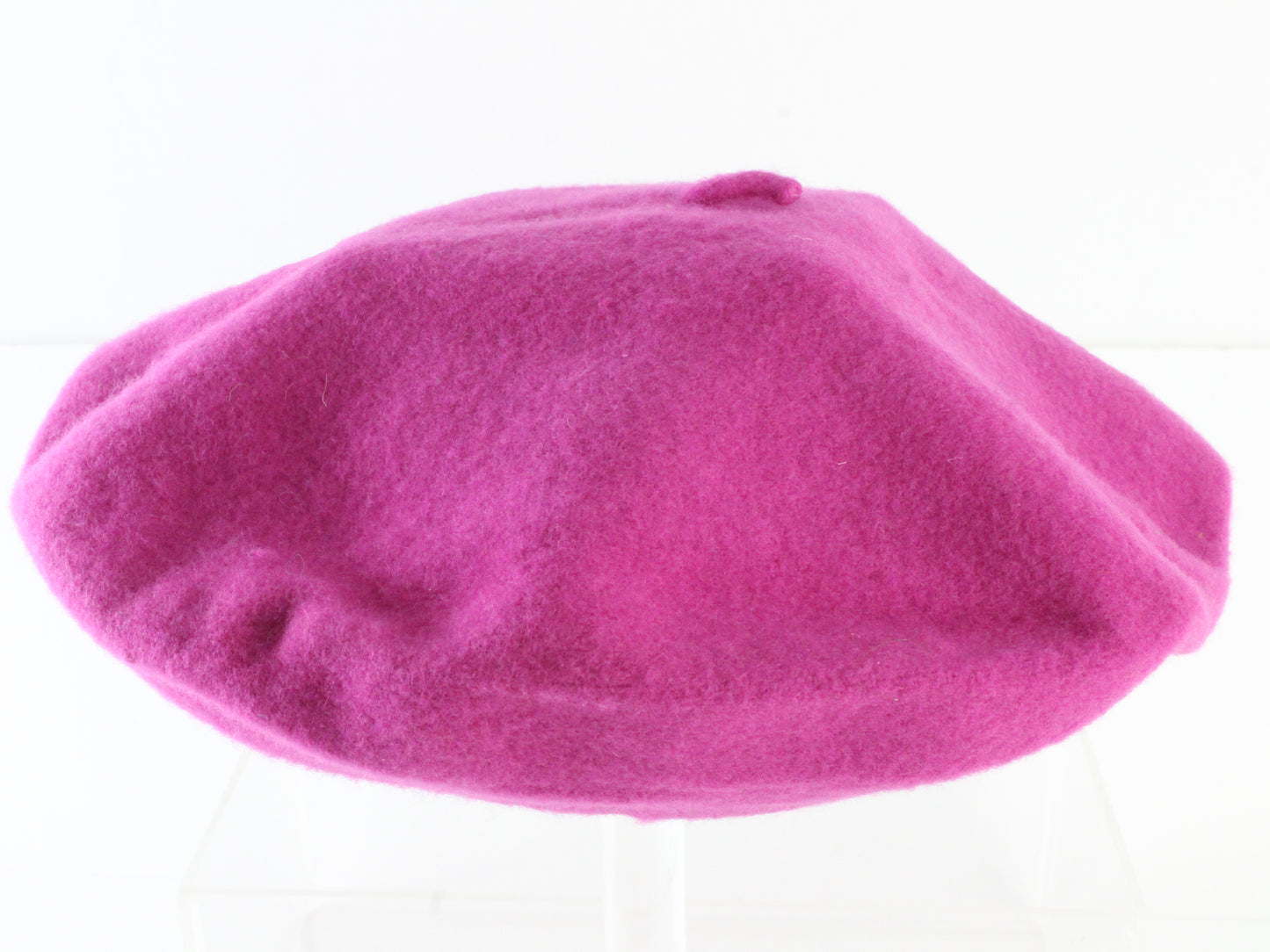 Ladies Boutique Elegant Bright Pink Wool Felt Beret One Size South Africa