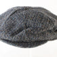 Biltmore Mens Blue Grey Mix Scally Cap Wool Newsboy Ivy Cap MULTIPLE SIZES