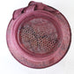 Marzi Of Italy Ladies Burgundy Natural Straw Hat W/ Ribbon 7 56cm