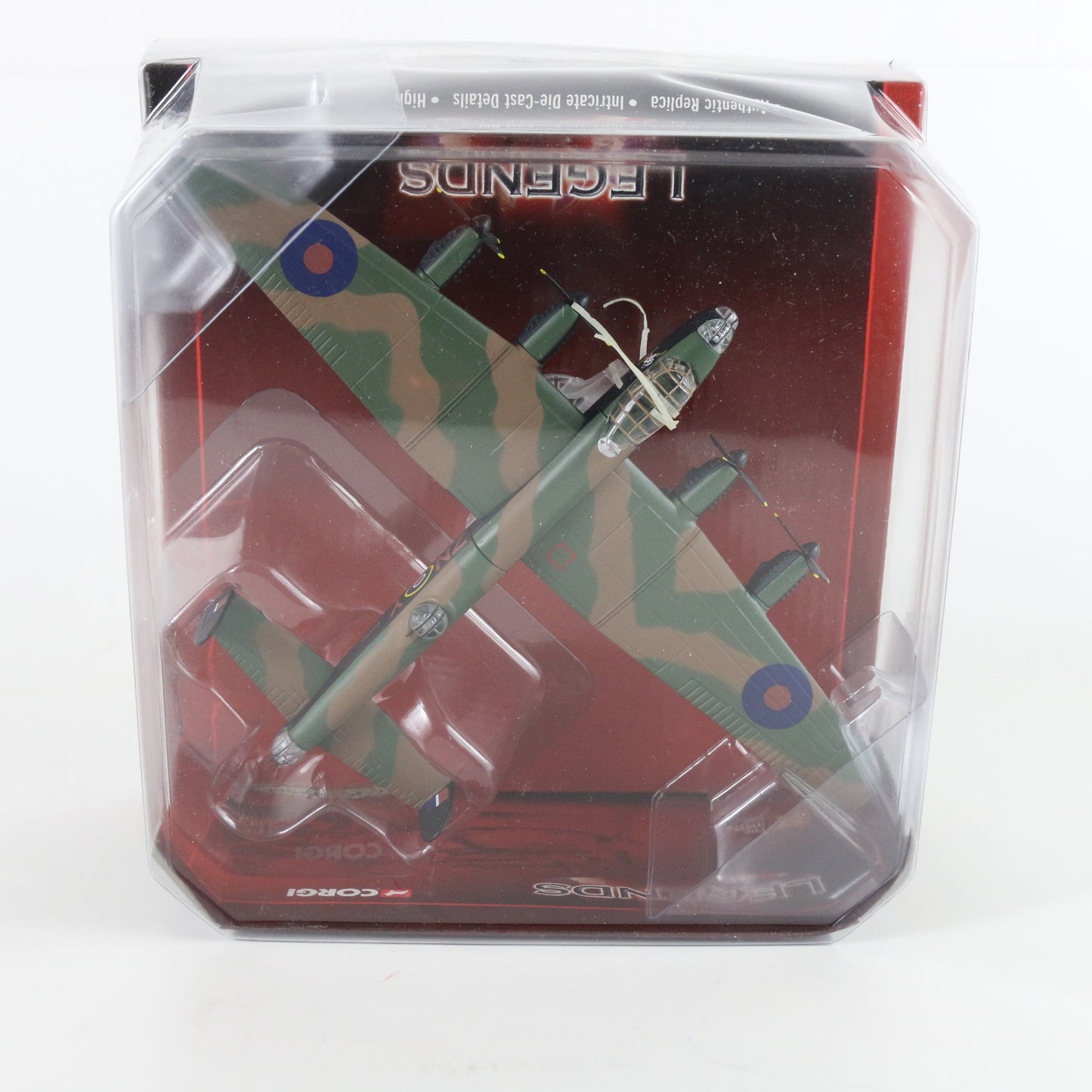 Avro Lancaster Bomber Plane Guy Gibson WW2 Aces Legends Corgi 1:144 Aa30203