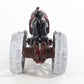 Vintage Repainted? Brown & Silver Fordson Tractor Cast Iron w/ Driver 5.5"