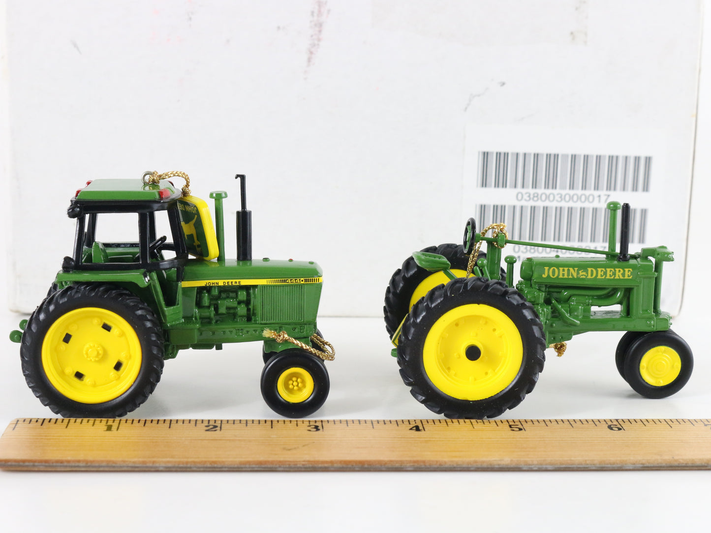 John Deere Tractor Ornaments Model 4440 & Model B Danbury Mint