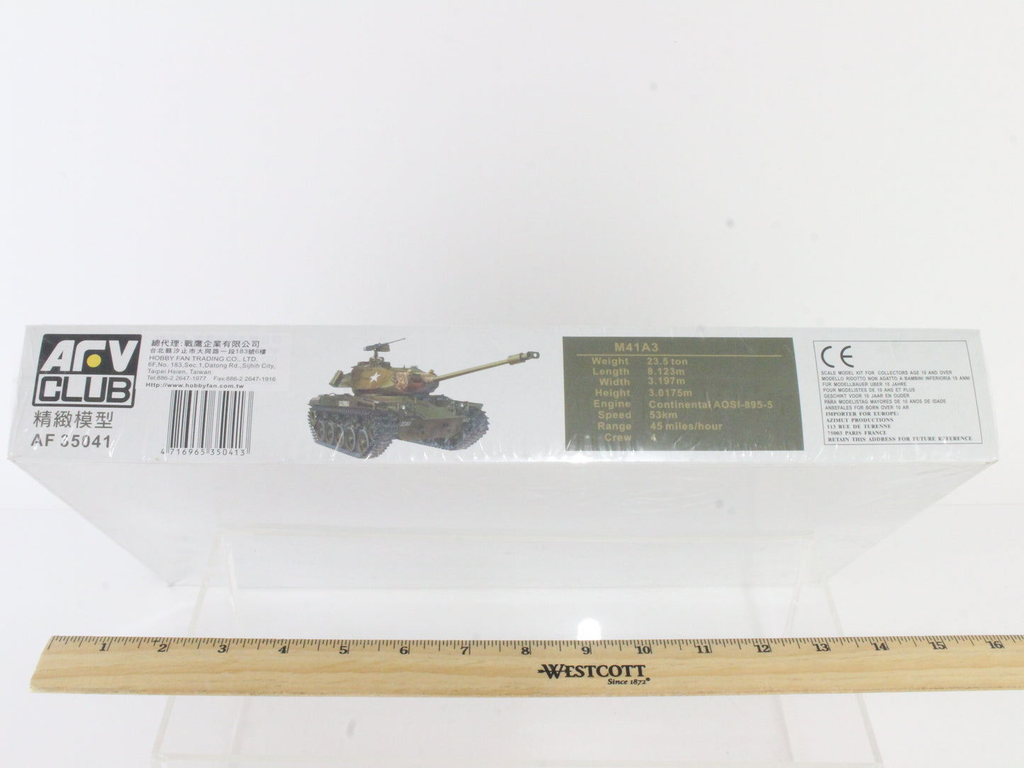 US M41a3 Walker Bulldog Light Tank 1:35 AFV Club Model Kit Af35041