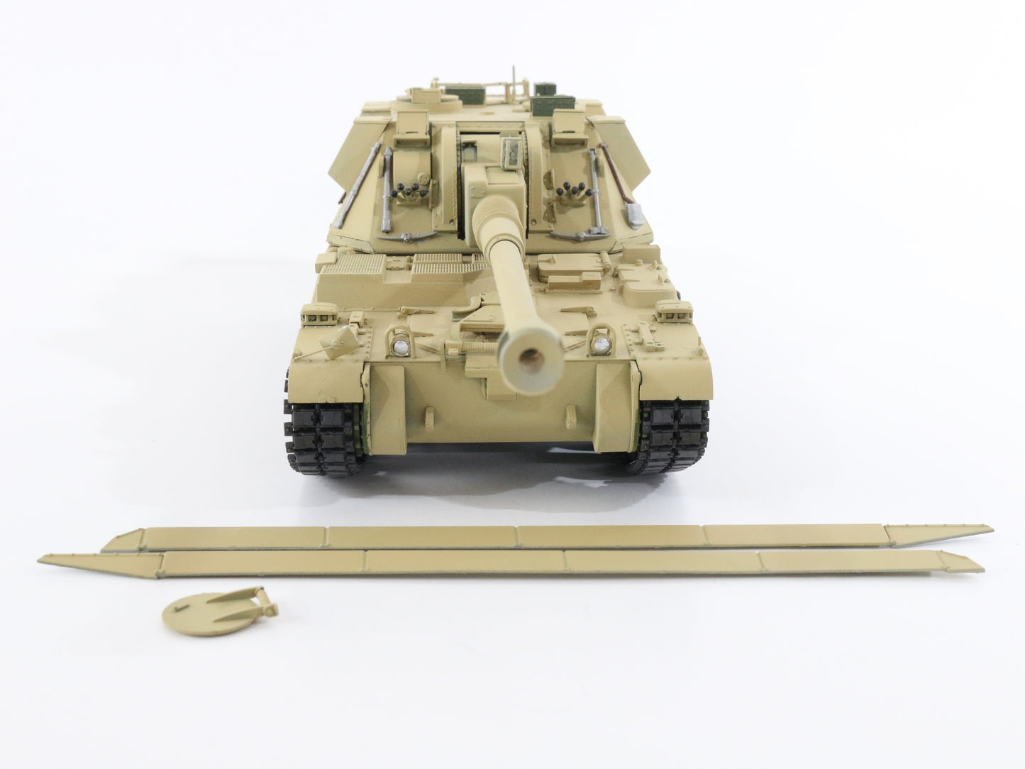 As-90 SPG British Army Military Tank Trumpeter? 1:35 Built Model Vehicle