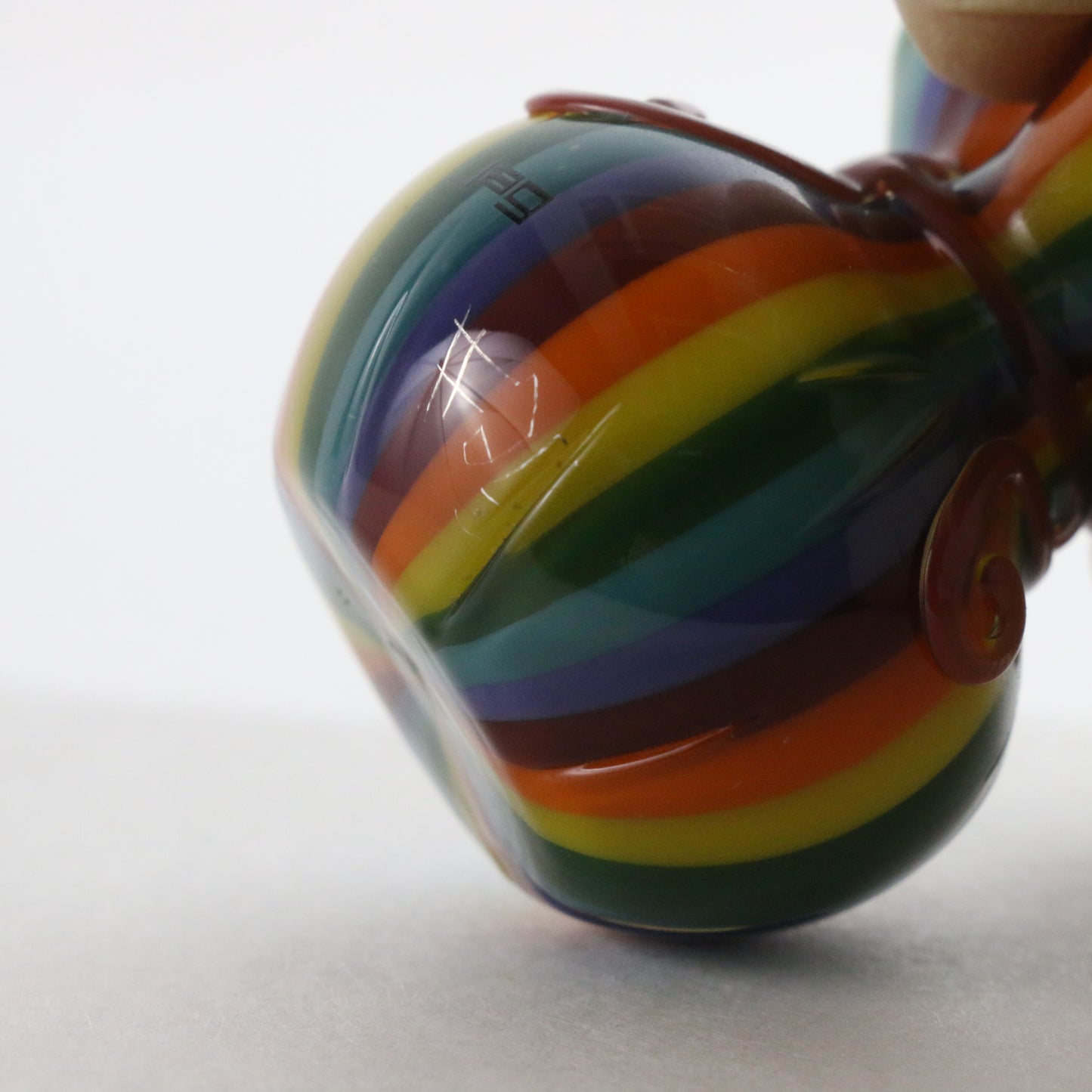 JAG Just Another Gallery Glass Money Bag Rainbow #25 1.5"