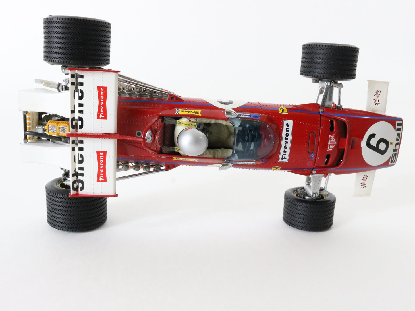 1971 Ferrari 312b #6 Mario Andretti Britax Grand Prix Exoto 1:18