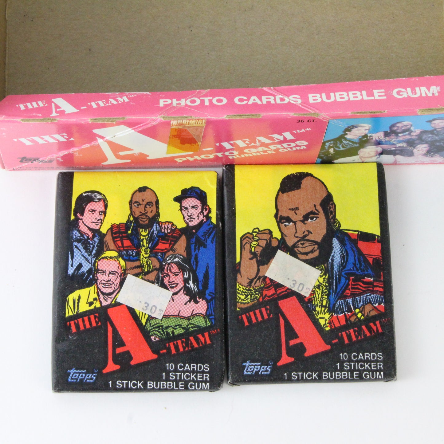 Set Of 13 A-team A Team Movie Photo Cards Topps W/ Incomplete Box