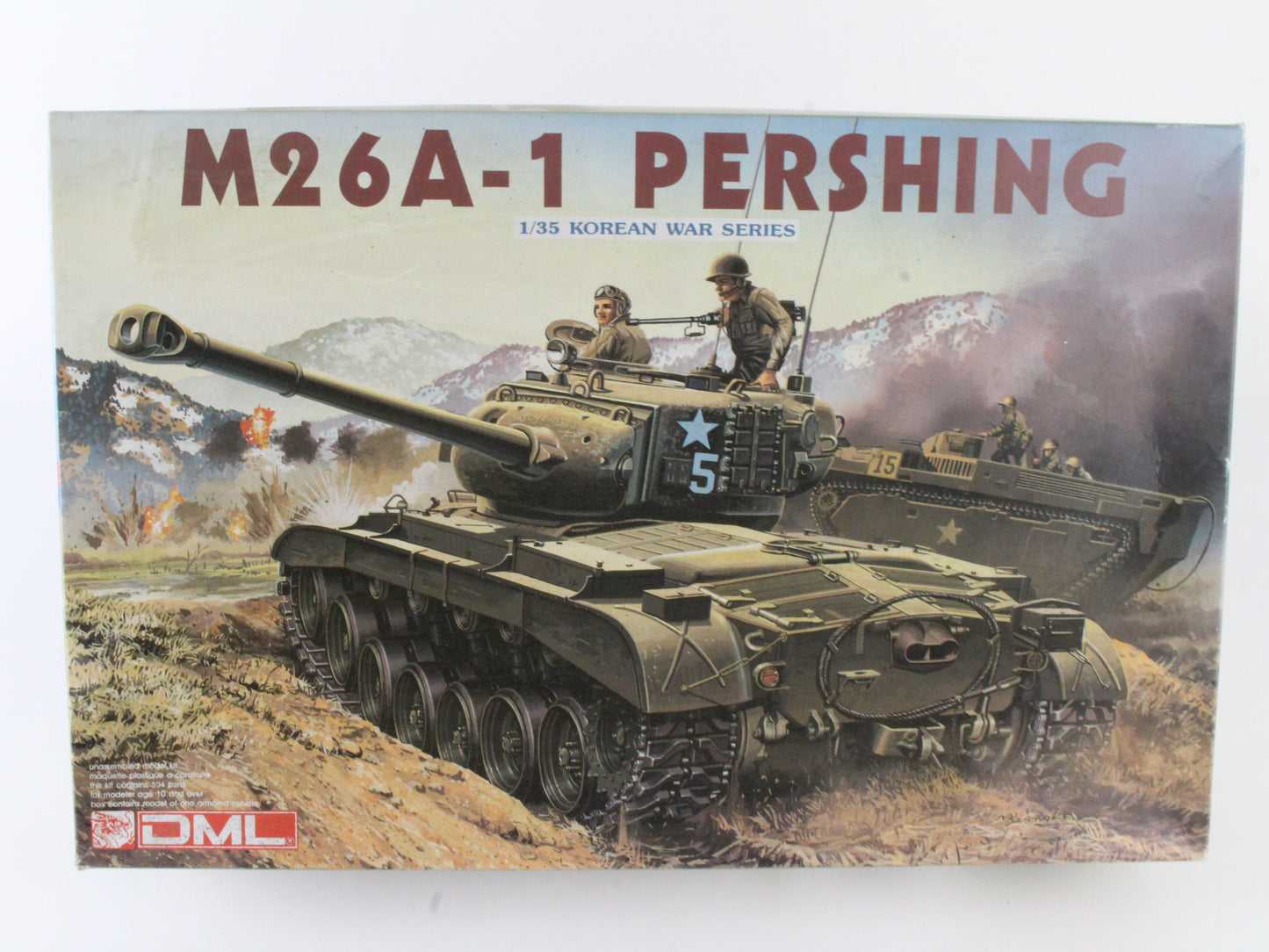 M26a-1 Pershing Tank Korean War Series 1:35 DML Dragon Model Kit 6801