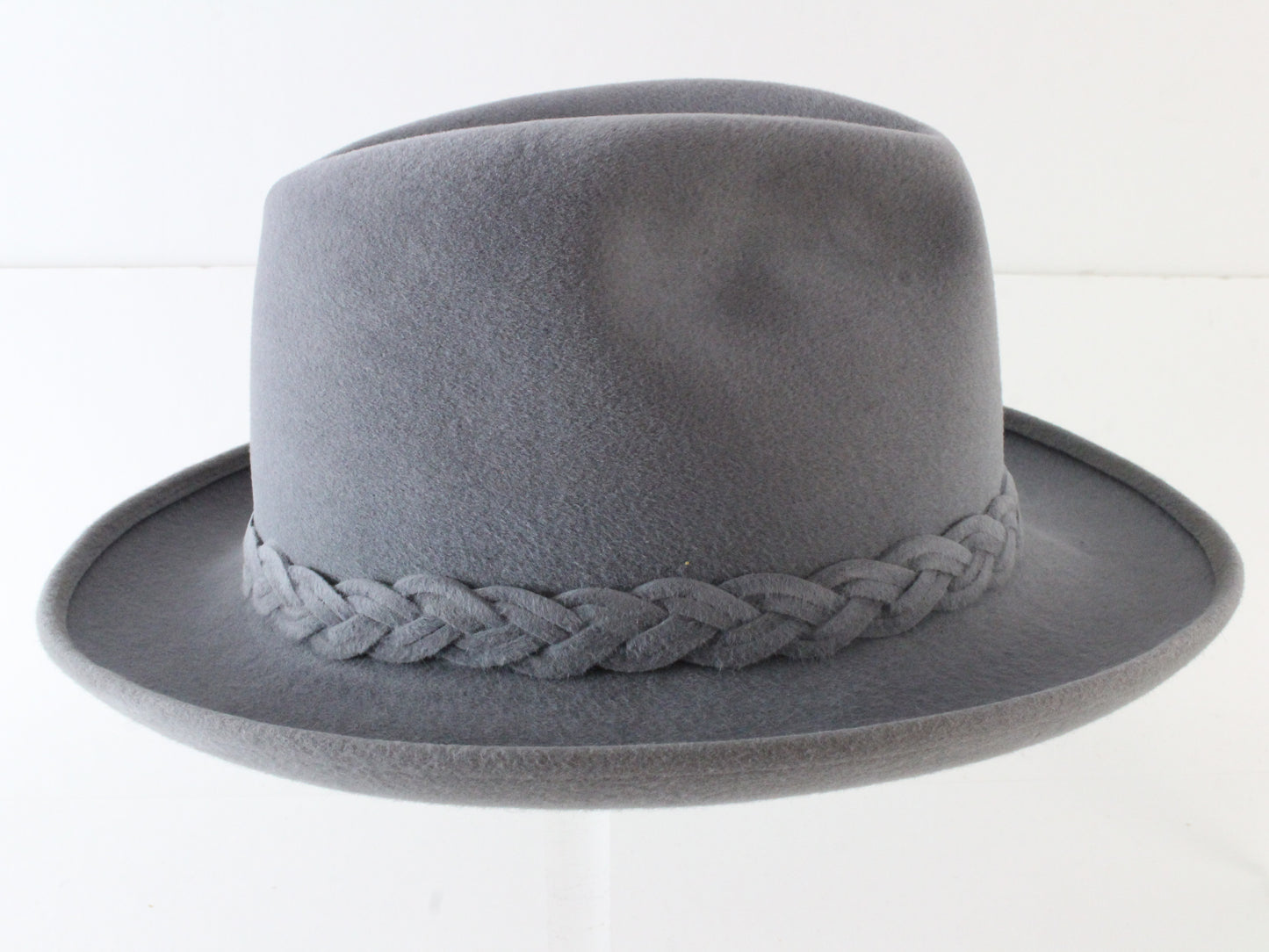 Biltmore Golden Pheasant Velour Mens Sterling Gray Felt Fedora 7 56cm