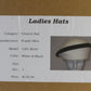 Frank Olive New York Ladies White and Black Felt Boutique Hat 7 56cm