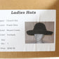 Frank Olive Ladies Boutique Elegant Treebark Brown Felt Boutique Hat 7 56cm