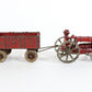 Vintage Red Arcade Cast Iron Tractor & Trailer 288 Model Farm Equipment
