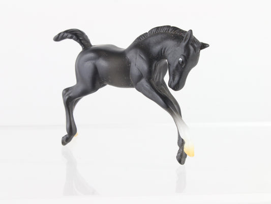 Scrambling Foal Black Stockings Breyer #5613 Animal Hospital #59204 Stablemates