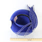 George Zamaul Couture Ladies Royal Blue Felt Hat W/ Rhinestones 7 1/8 57cm