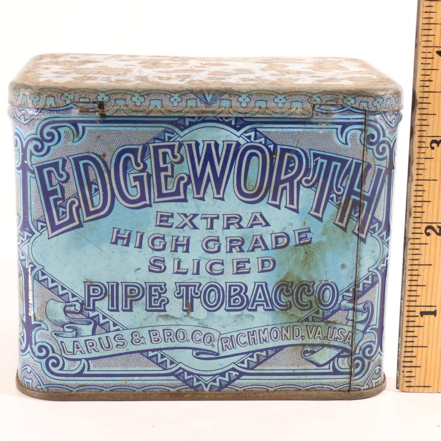 Edgeworth Pipe Tobacco High Grade Sliced Vintage Metal Can Container