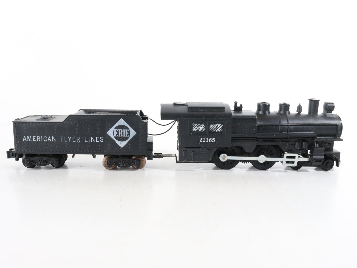 American Flyer S 21165 4-4-0 Erie Black Steam Locomotive Engine W/ Tender