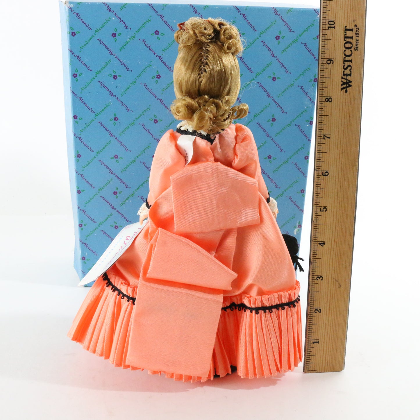 Madam Alexander Portrettes Jasmin 1118 Orange Dress 10" Doll W/ Box