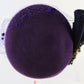 Sandra New York Elegant Purple Wool Felt Ladies Dress Hat W/ Beads 7 56cm