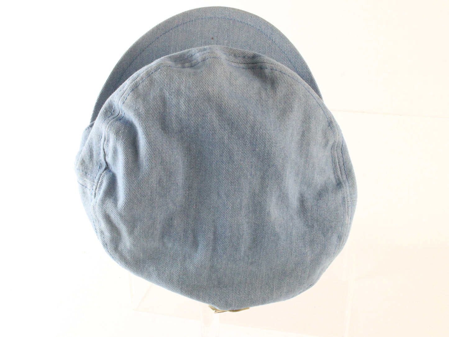 Mens Classic Light Blue Denim Sport Cap 7 1/8 57cm