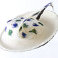 Jack McConnell New York Ladies White Wool Felt Hat W/ Feathers 6 3/4 54cm