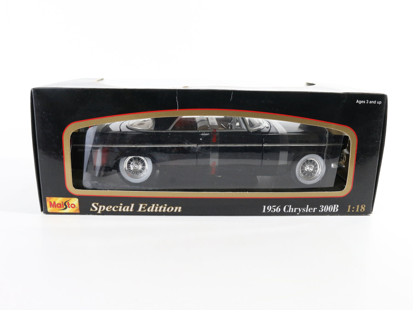 1956 Chrysler 300b Black Maisto 1:18 Diecast Model Car 31897