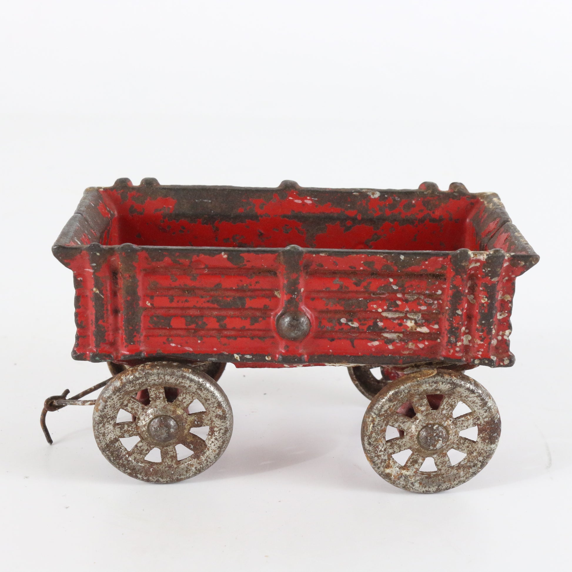 Red Cast Iron Farm Trailer, Possibly Arcade