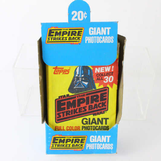 Set Of 36 Star Wars Empire Strikes Back Giant Photocards Topps 1980 W/ Box