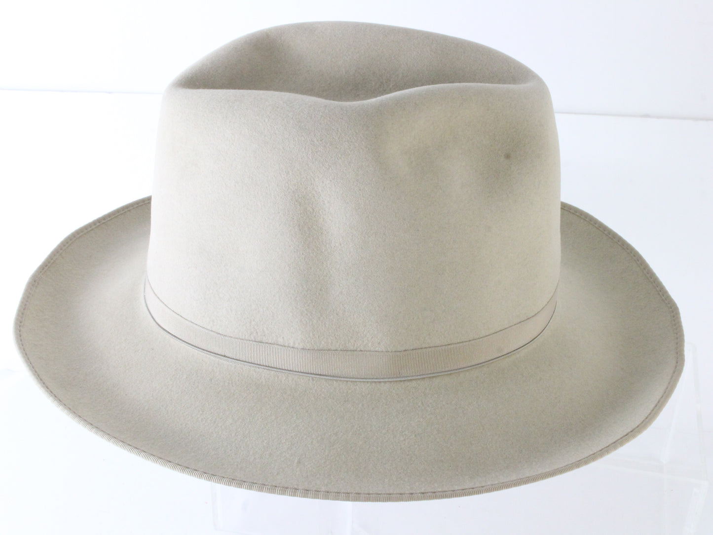 Borsalino Alessandria Mens Classic Tan Felt Fedora MULTIPLE SIZES