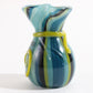 JAG Just Another Gallery Glass Money Bag Blue Yellow #20 1.25"