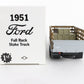 1951 Ford F-6 Full Rack Stake Truck Eagle Snacks First Gear 1:34 Model 19-1191