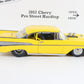 1957 Chevy Pro Street Hardtop Yellow Danbury Mint 1:24 Model Car