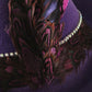 Jack Mcconnell New York Ladies Amethyst Purple Felt Hat W/ Feathers 7 56cm