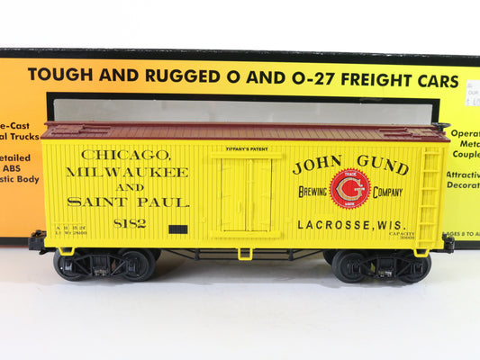 MTH Rail King O 30-7864 Chicago Milwaukee St Paul 8182 34' 19th Century Reefer