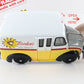 1950 Bordens Milk Truck White & Yellow Danbury Mint 1:24 Model Car W/ Crates