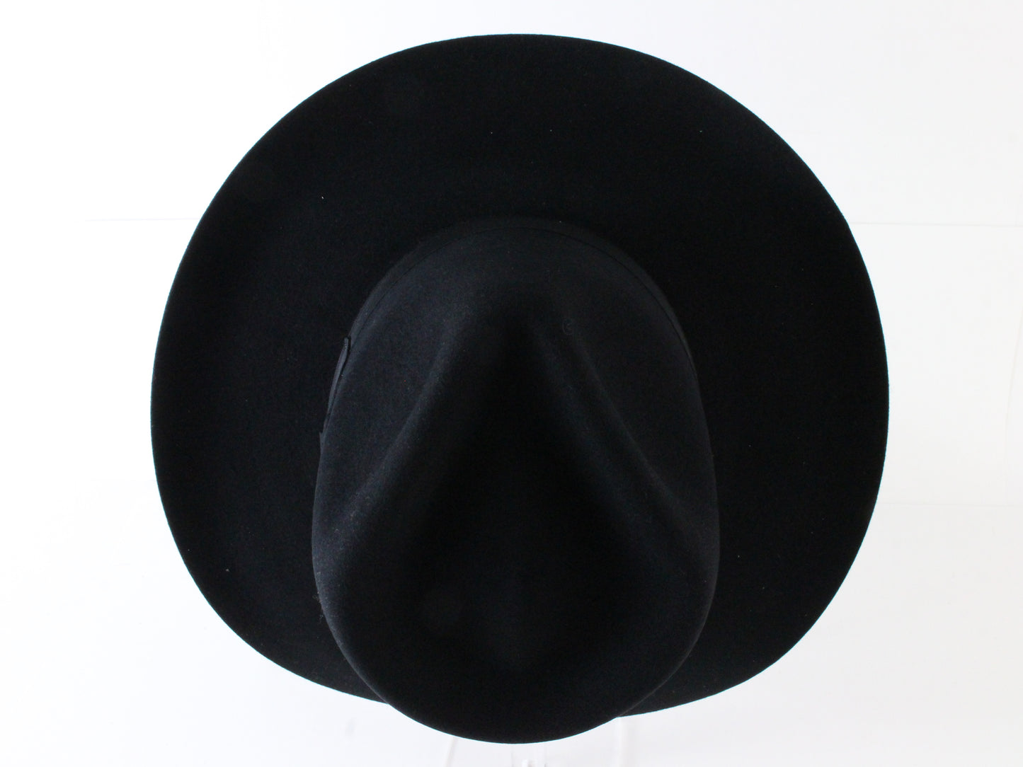 Top Hatters Mens Black Genuine Fur Felt Australian Cowboy Hat MULTIPLE SIZES