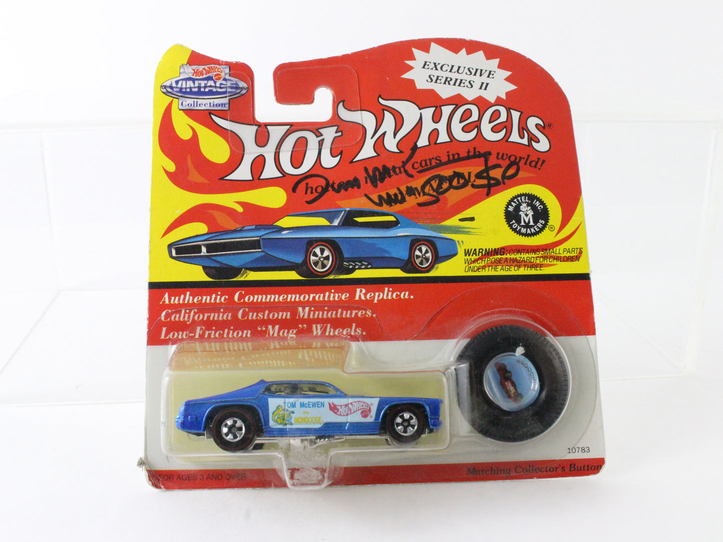 Hot Wheels 1993 Vintage Collection Series #2 Mongoose Mcewen 10783 1:64 Signed