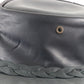 Barmah Hats Mens Classic Black Crushable Foldaway Leather Bronco Hat MEDIUM