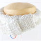 Mr John Classic Ladies White And Pink Pillbox Straw Hat W/ Sequins 6 7/8 55cm