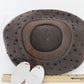 Adolfo II Brown Ladies Boutique Elegant Hat Wool Felt One Size