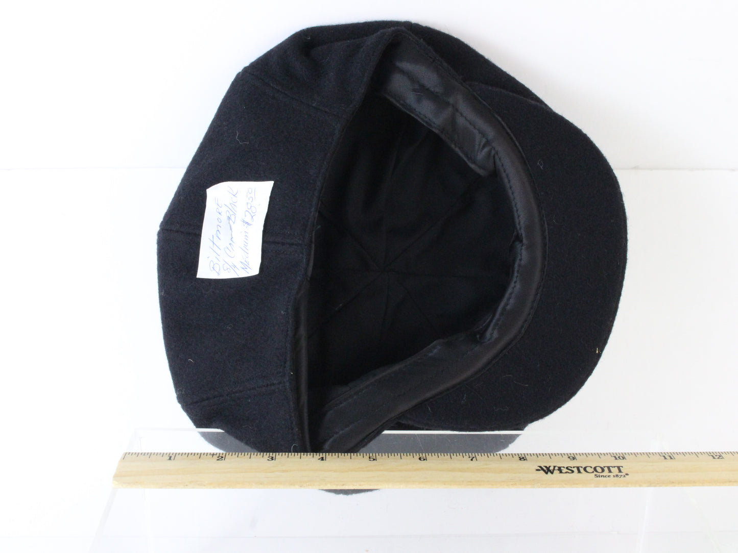 Biltmore Mens Black Felt Paneled Eight Quarter Cap M Canada