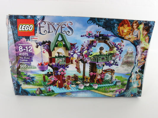 Lego Elves Treetop Hideaway Partly Built Set 41075 W/ Box & Instructions