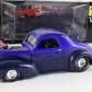 1941 Willys Gasser Blue Hot Rod Model