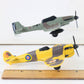 Set Of 2 Stuka Ju87b & Spitfire Fighter & Dive Bomber Metal Planes 00a445