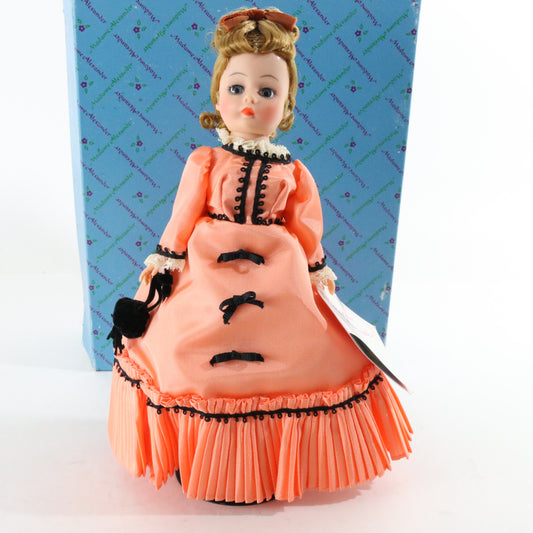 Madam Alexander Portrettes Jasmin 1118 Orange Dress 10" Doll W/ Box